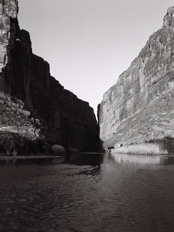 Santa Elena Canyon at sunrise in Big Bend National Park, Texas