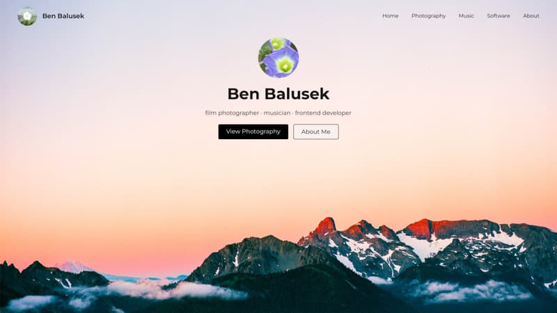 Ben Balusek Portfolio